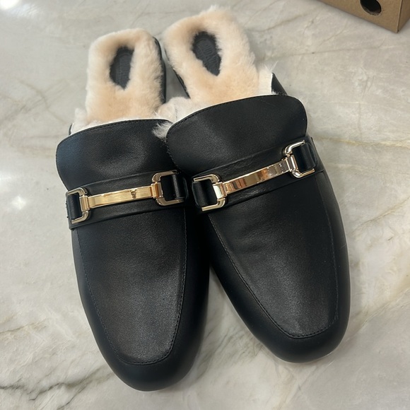 Cloud nine sheepskin Chantelle black loafers - Picture 5 of 5